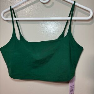Wild Fable Deep Green Spaghetti Strap Crop Cami